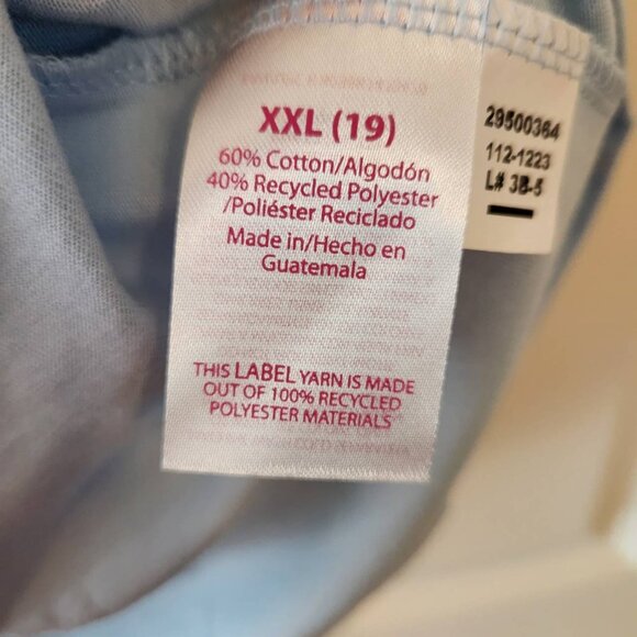 No Boundaries Women's XXL Scoop Tee Light Blue - Picture 3 of 6